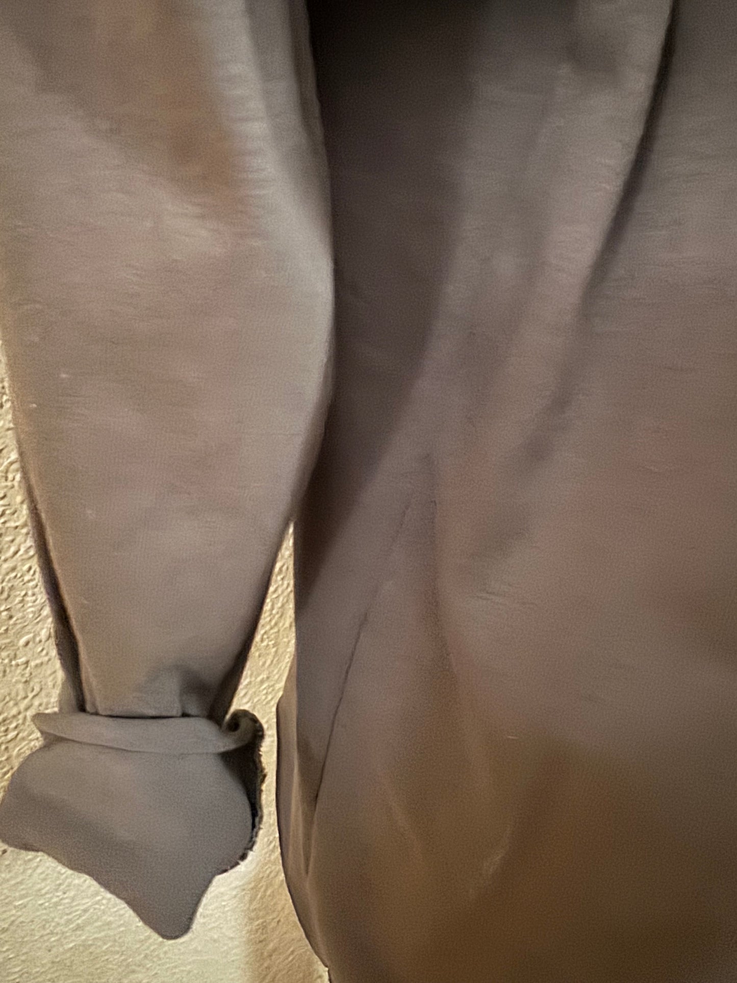 Langarmshirt mit Druck vorn in grau