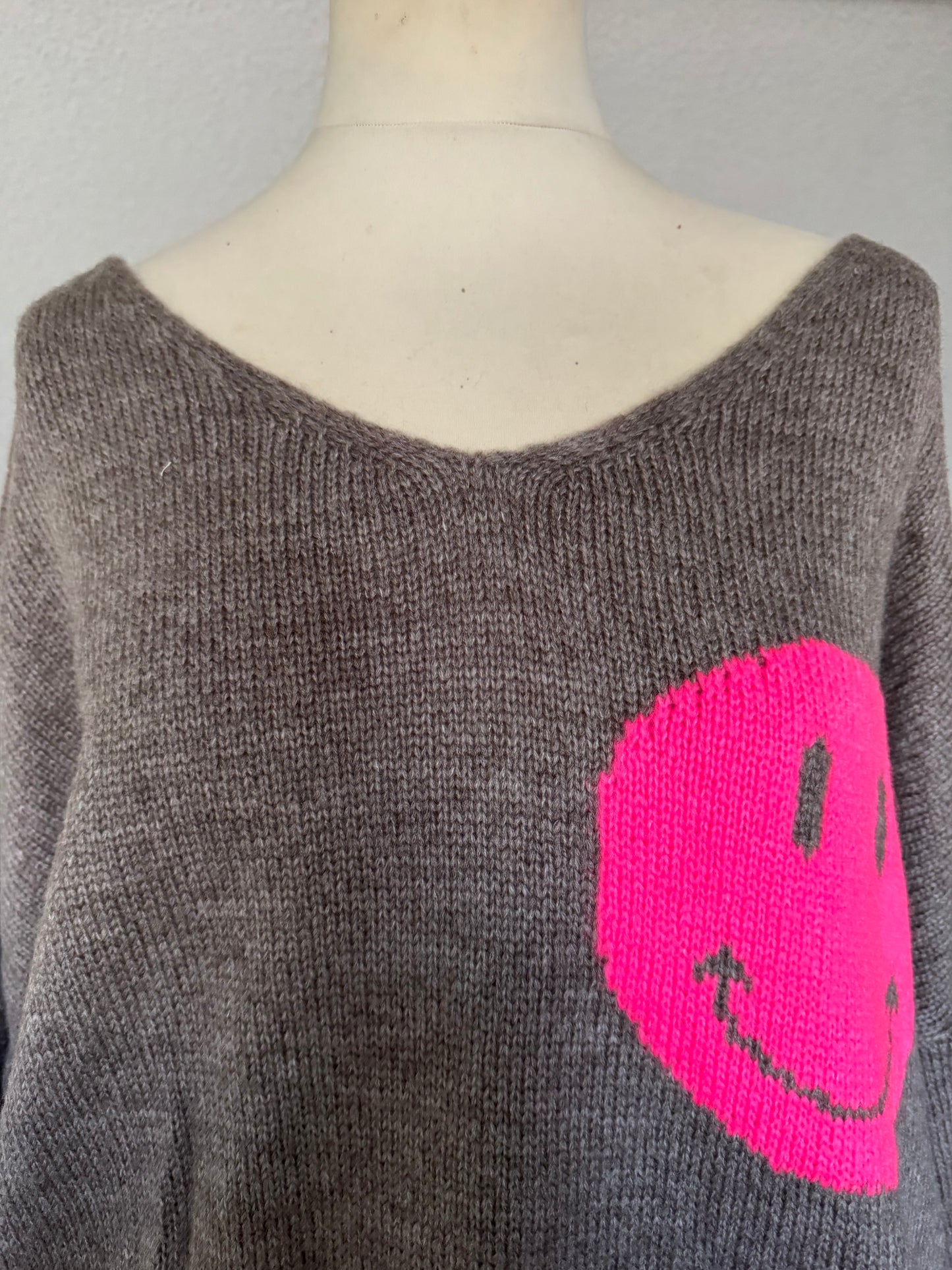 Smiley Pulli, Oversized