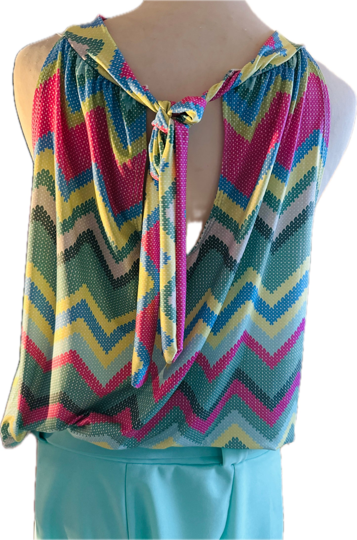 Bluse/Top im Zickzackmuster, REDUZIERT