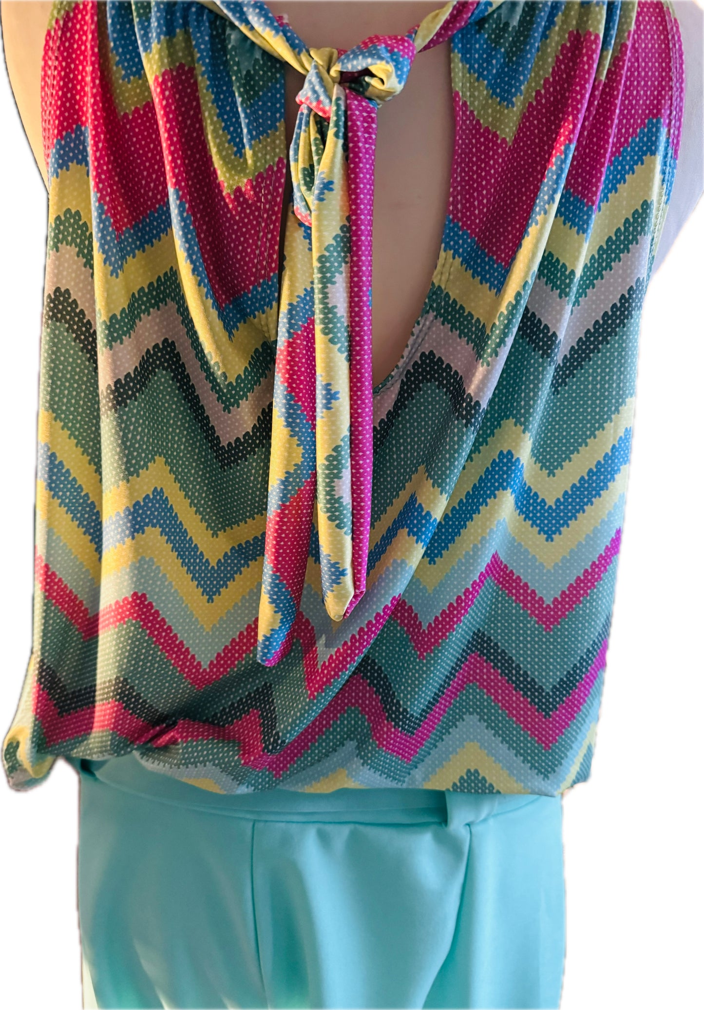 Bluse/Top im Zickzackmuster, REDUZIERT