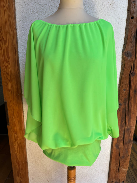 Blusenshirt in neongrün