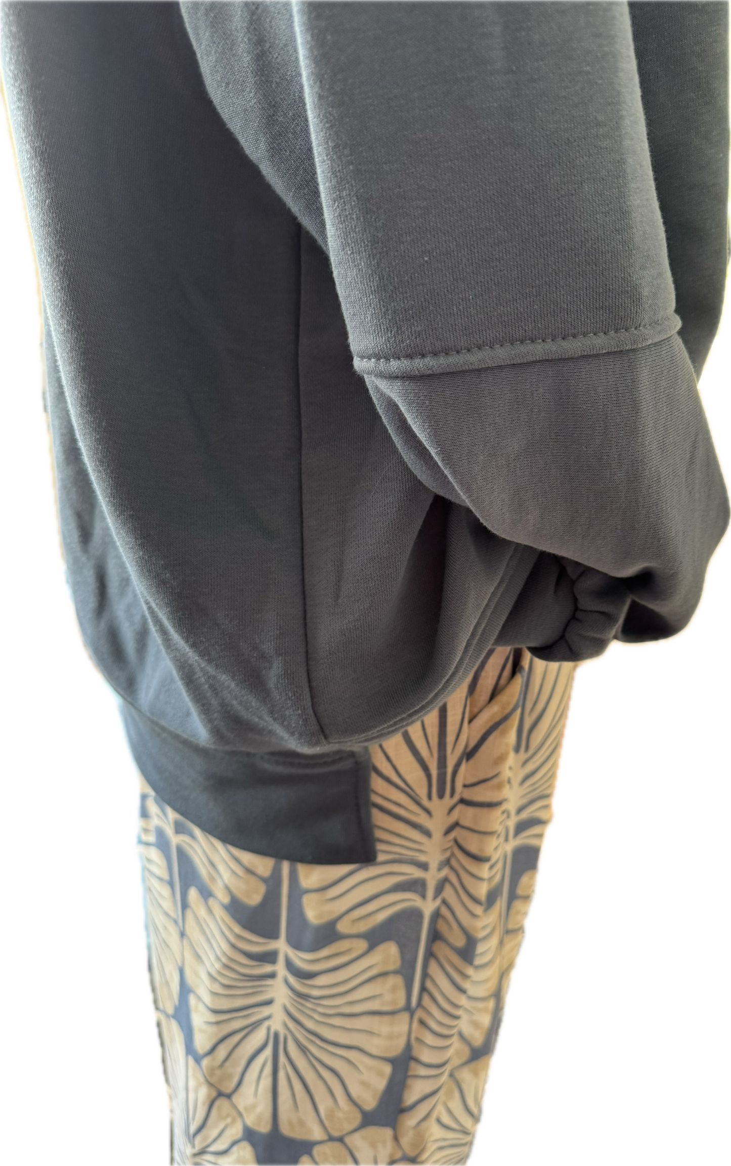 Oversized Sweatshirt , uni weiß oder rauchblau