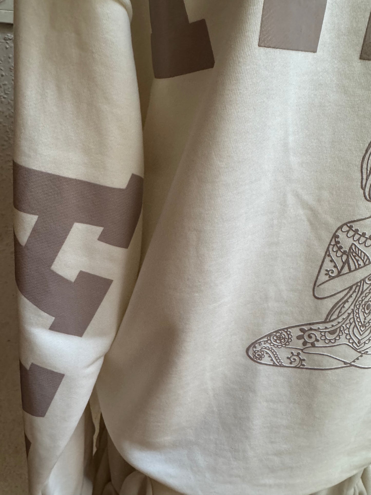 Sweatshirt  Oversized,  NAMASTE Schriftzug