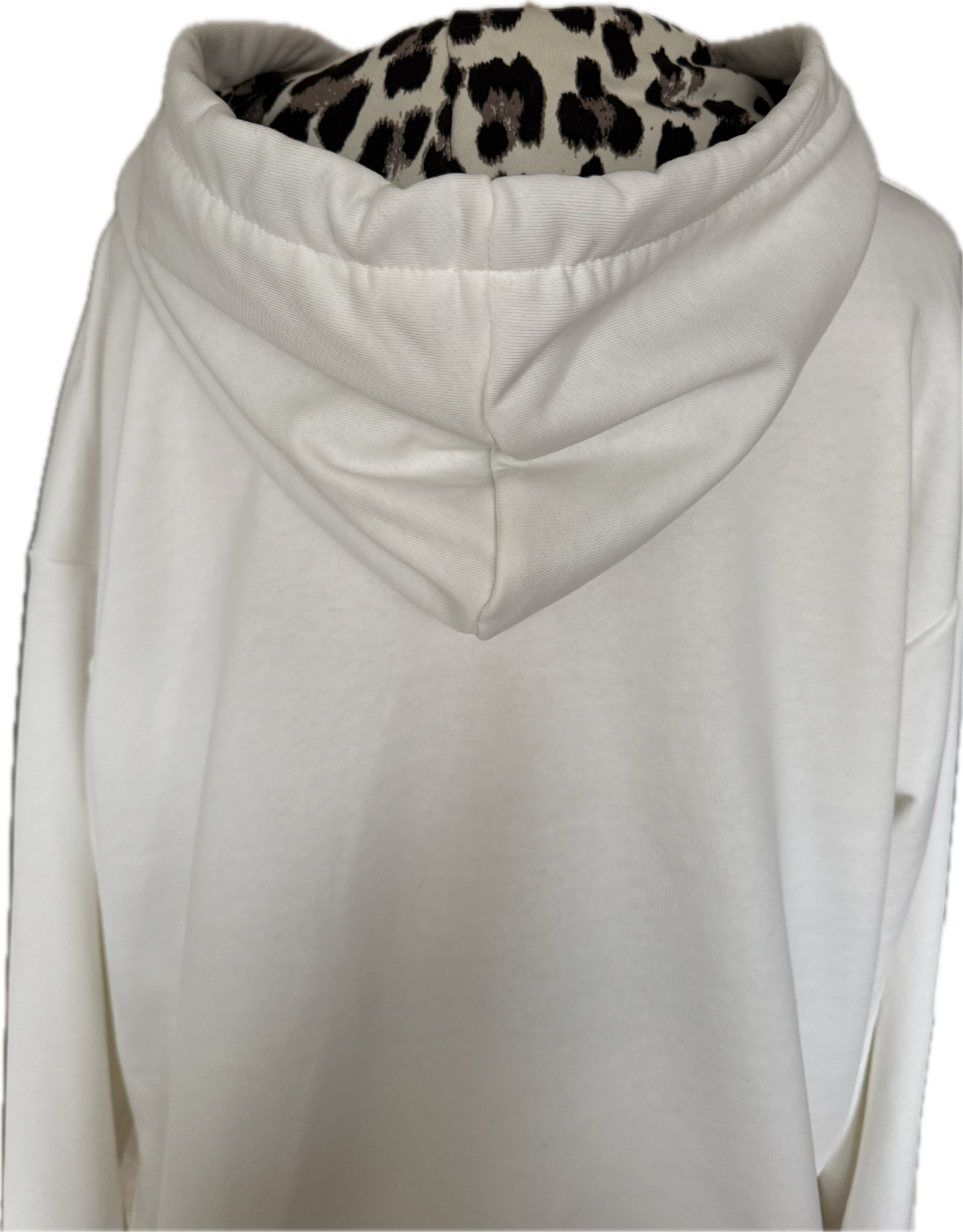 Hoodie in wine mit animal oder in creme mit animal