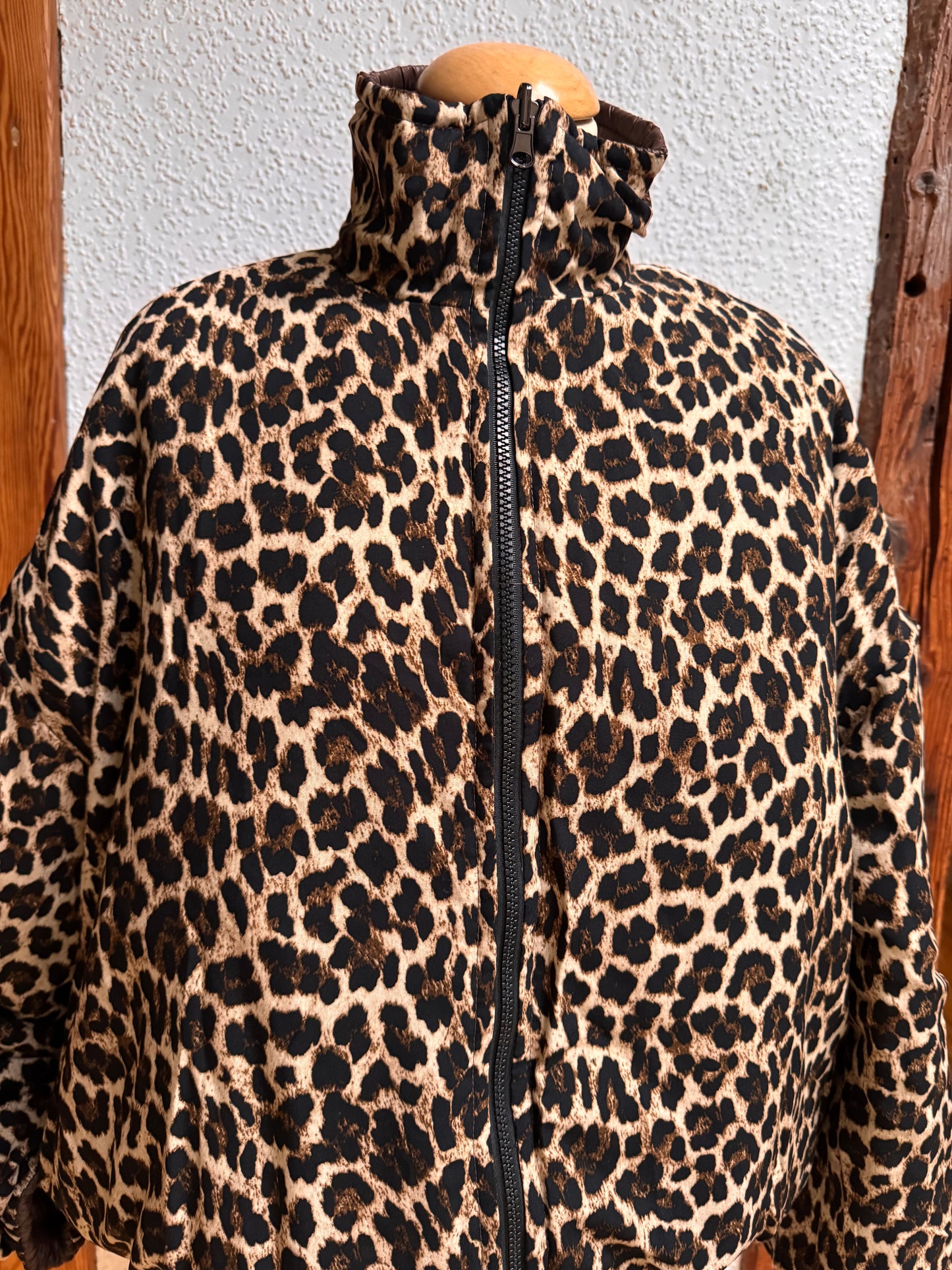 Ganz leichter Wendeblouson in schokobraun