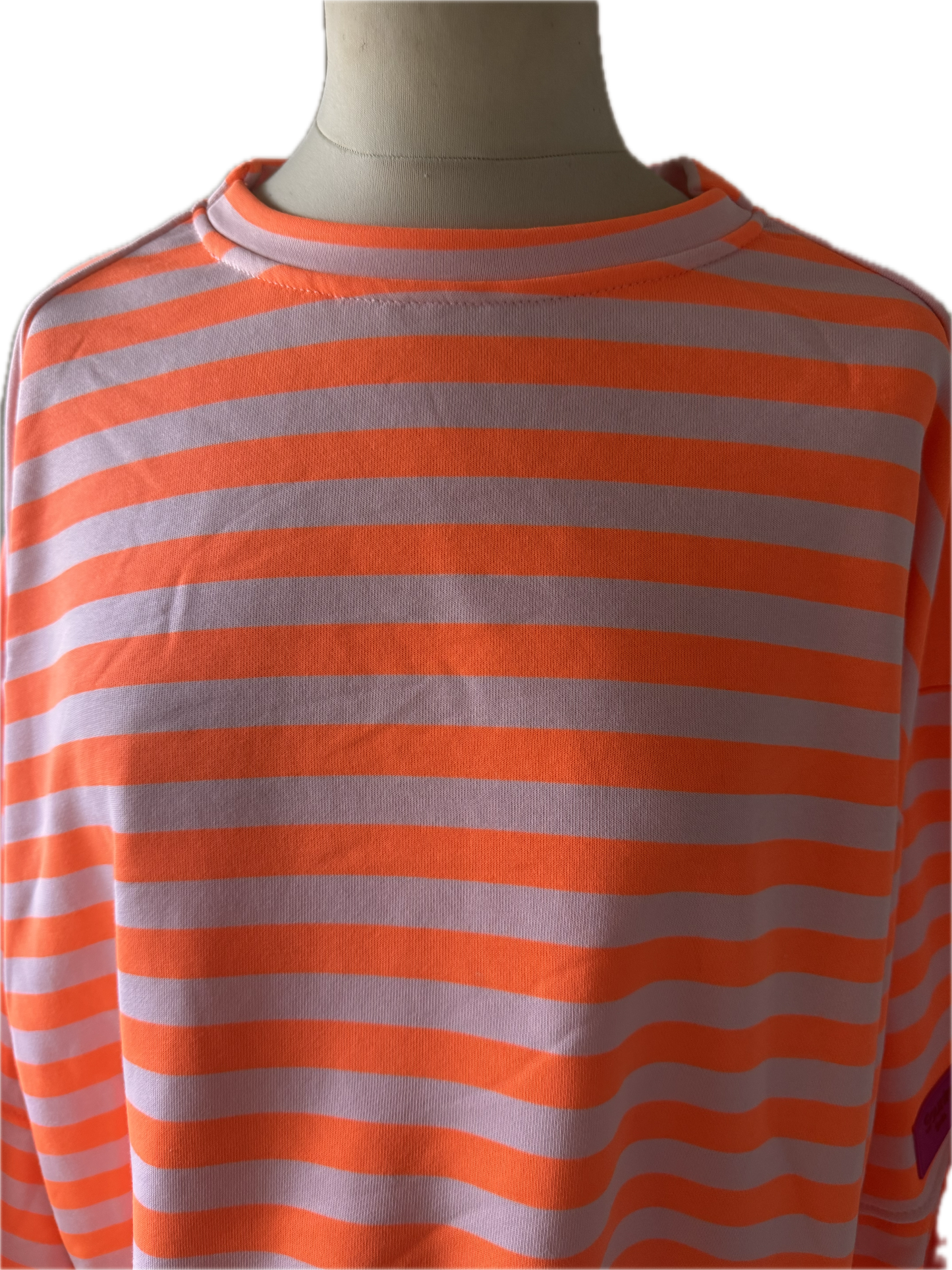 Sweatshirt, Streifen, leger geschnitten