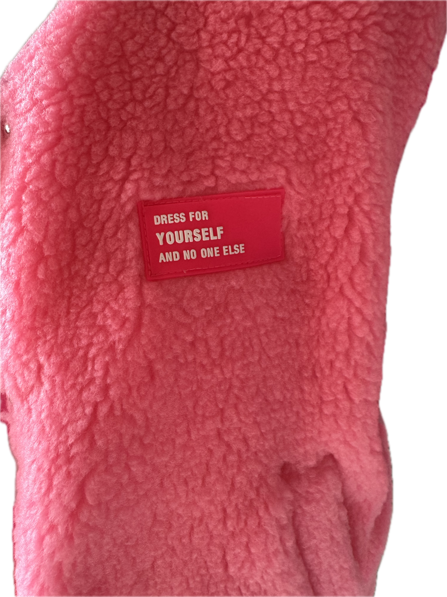 Short West in pinkrose mit Sticker