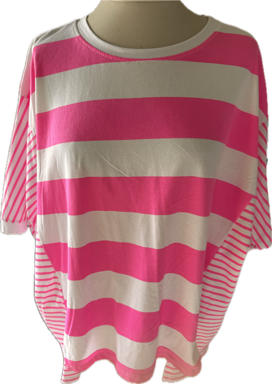 T-Shirt Streifen, Oversized