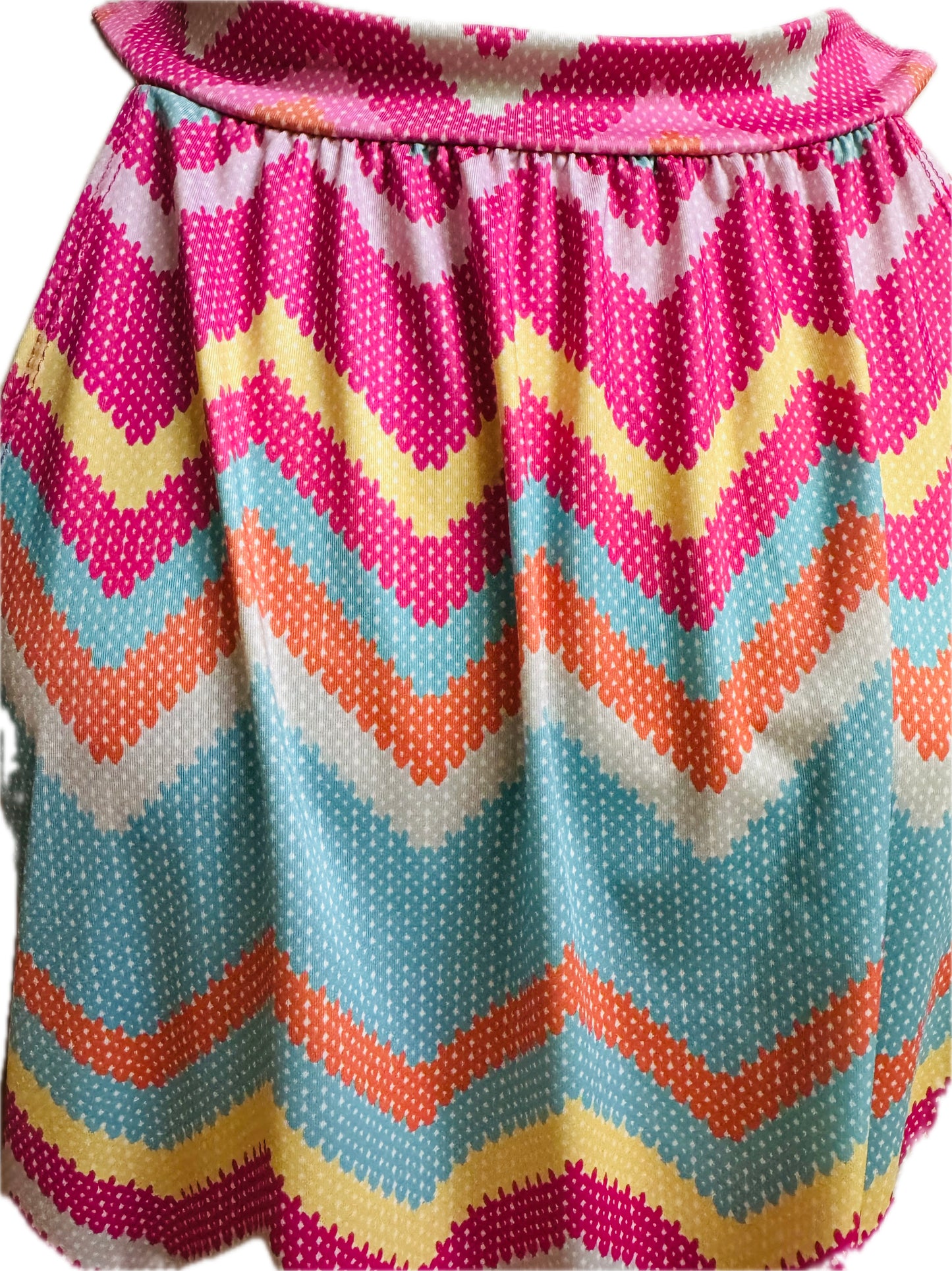 Top/Bluse im Tickzackmuster   REDUZIERT