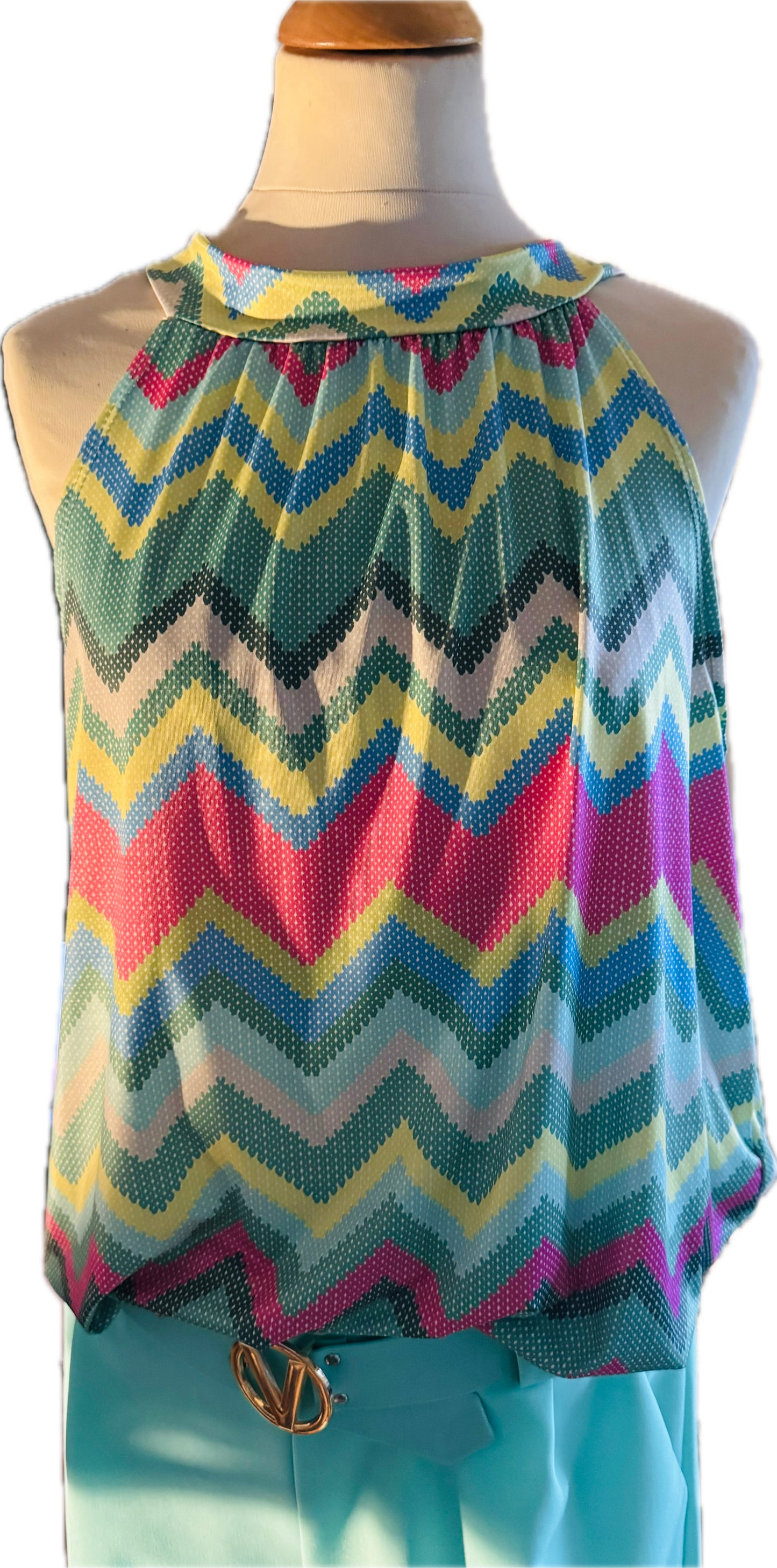 Bluse/Top im  Zickzackmuster,   REDUZIERT