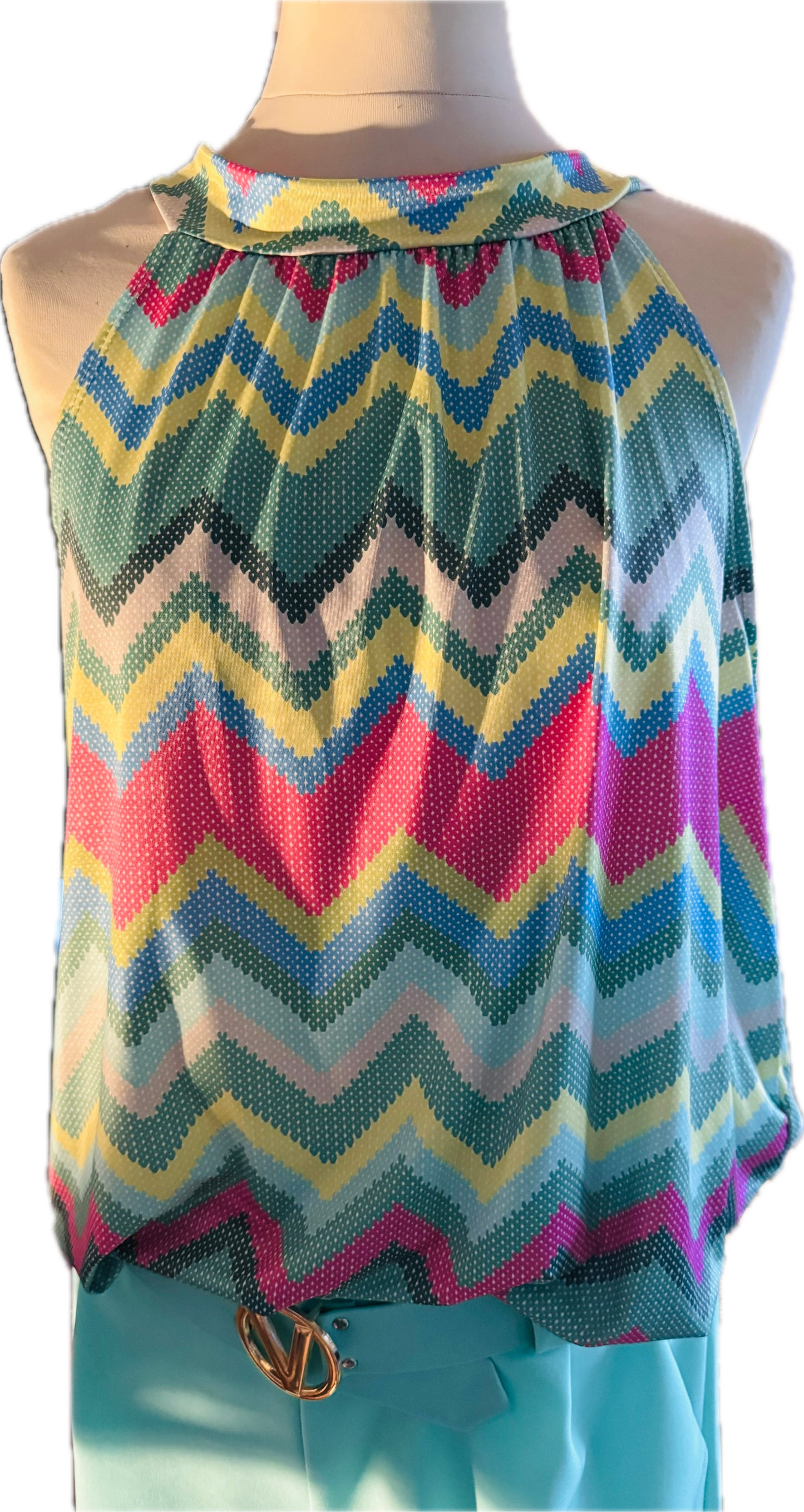 Bluse/Top im  Zickzackmuster,   REDUZIERT