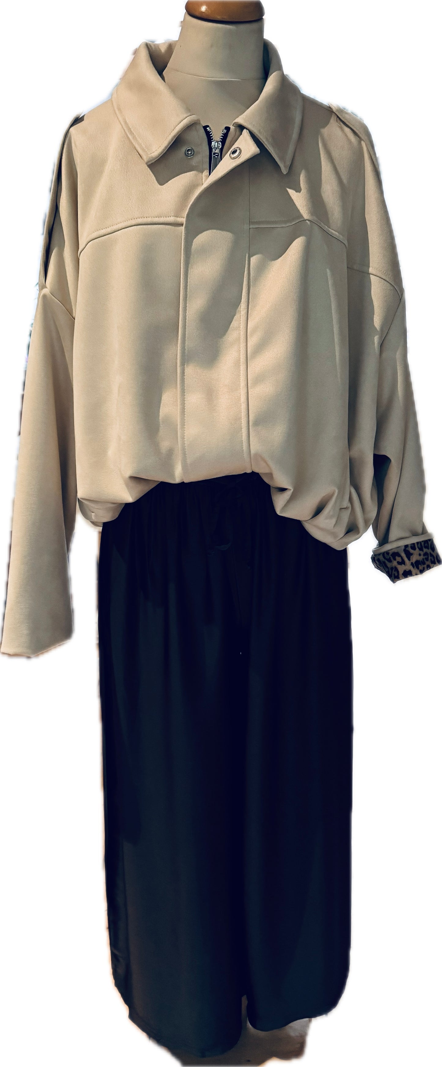 Oversized Blouson IN CREME