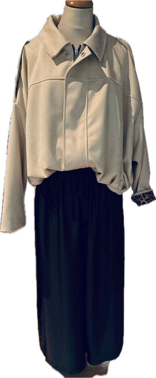 Oversized Blouson IN CREME