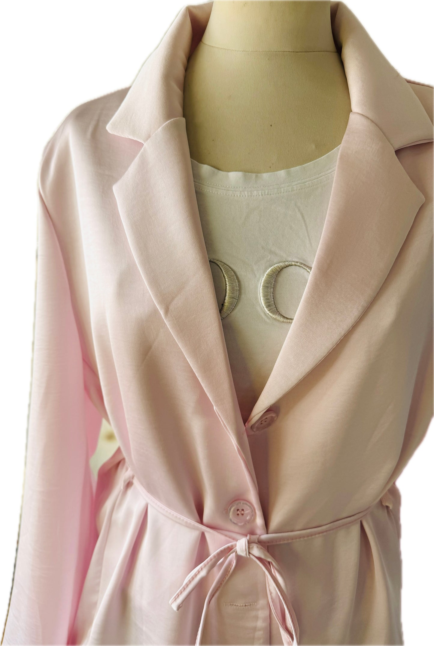 Blazerjacke mit Bindegürtel